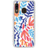 Cat Coq Color Foliage Galaxy A20 Clear Case